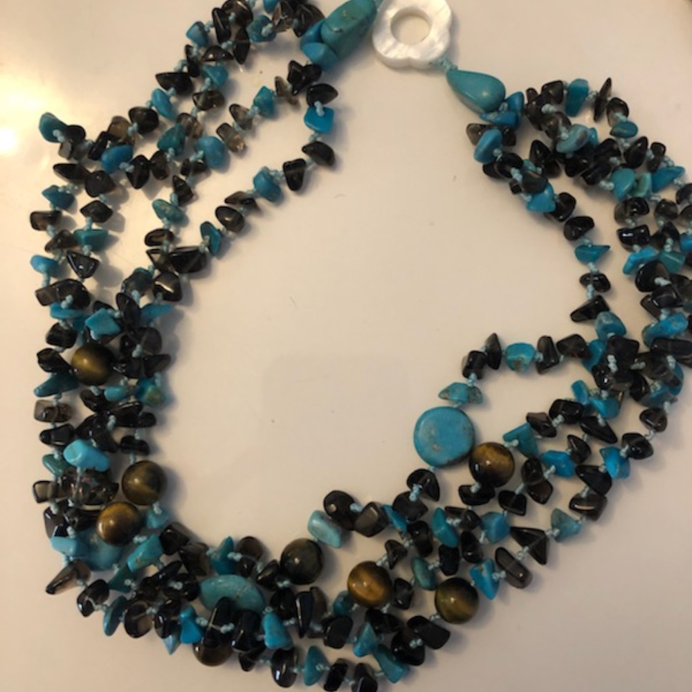 Lovely Tigers Eye Beaded Necklace